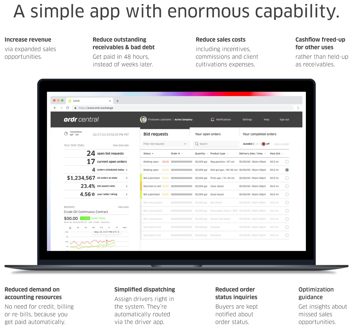 A simple app with enormous capability — ORDR central laptop view with benefits